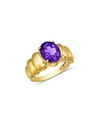 Bloomingdale's Fine Collection Amethyst Oval Ring