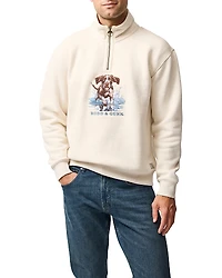 Rodd& Gunn Gunner's Track Quarter Zip Sweatshirt