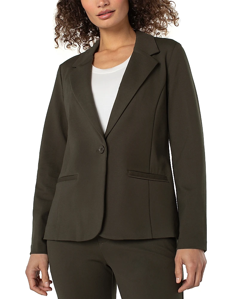 Liverpool Los Angeles Fitted Ponte Blazer