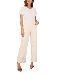High Rise Flared Jeans New Ivory