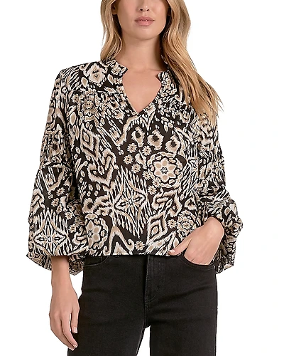 Elan Bubble Sleeve Top