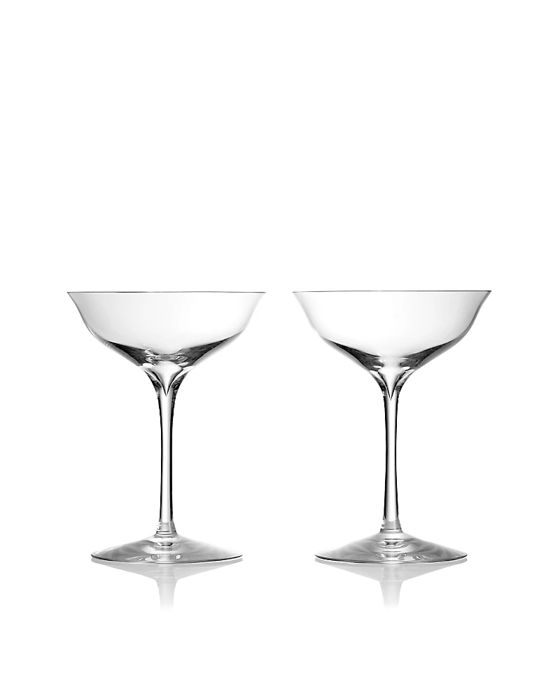 Waterford Elegance Champagne Belle Coupe Glass, Pair