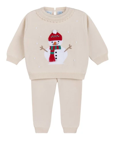Girls' Holiday Snowman Knit Set - Baby, Little Kid