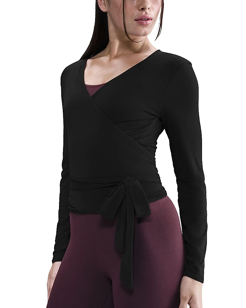 Nike Long Sleeve Wrap Top