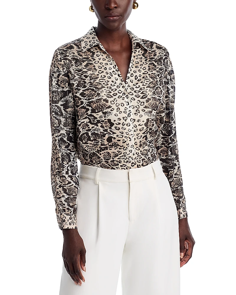 Elie Tahari The Madeline Silk Blend Blouse