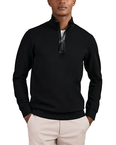 Interlock Quarter Zip Sweater
