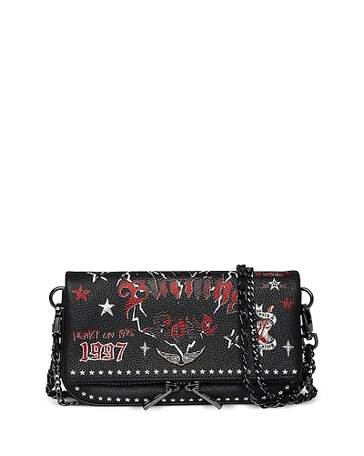 Zadig & Voltaire Rock Nano Grained Leather Punk Bag