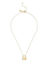 Signature Handbag Pendant Necklace, 16"-18"