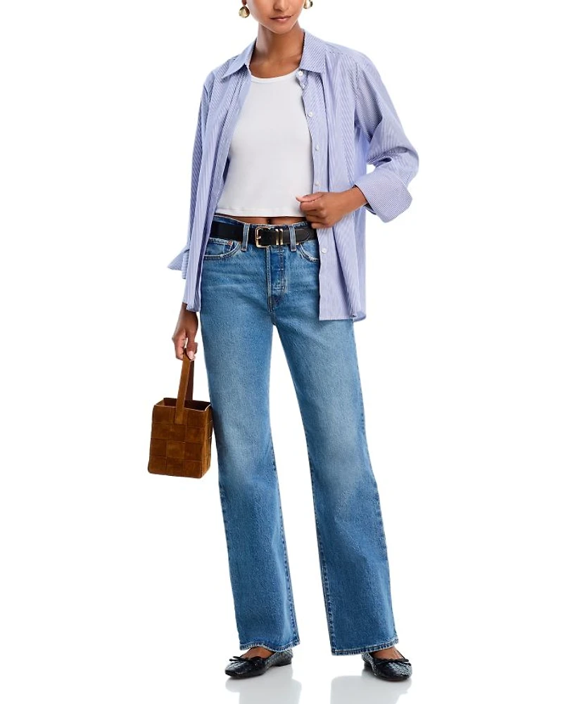 Wedgie High Rise Boot Cut Stretch Jeans Fair Point