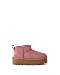 Ugg Unisex Classic Ultra Mini Platform Boots - Little Kid, Big Kid