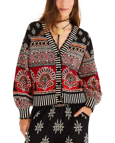 Farm Rio Ainika Love Coconut Grove Cardigan