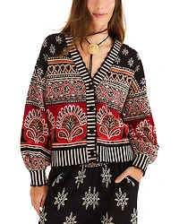 Farm Rio Ainika Love Coconut Grove Cardigan