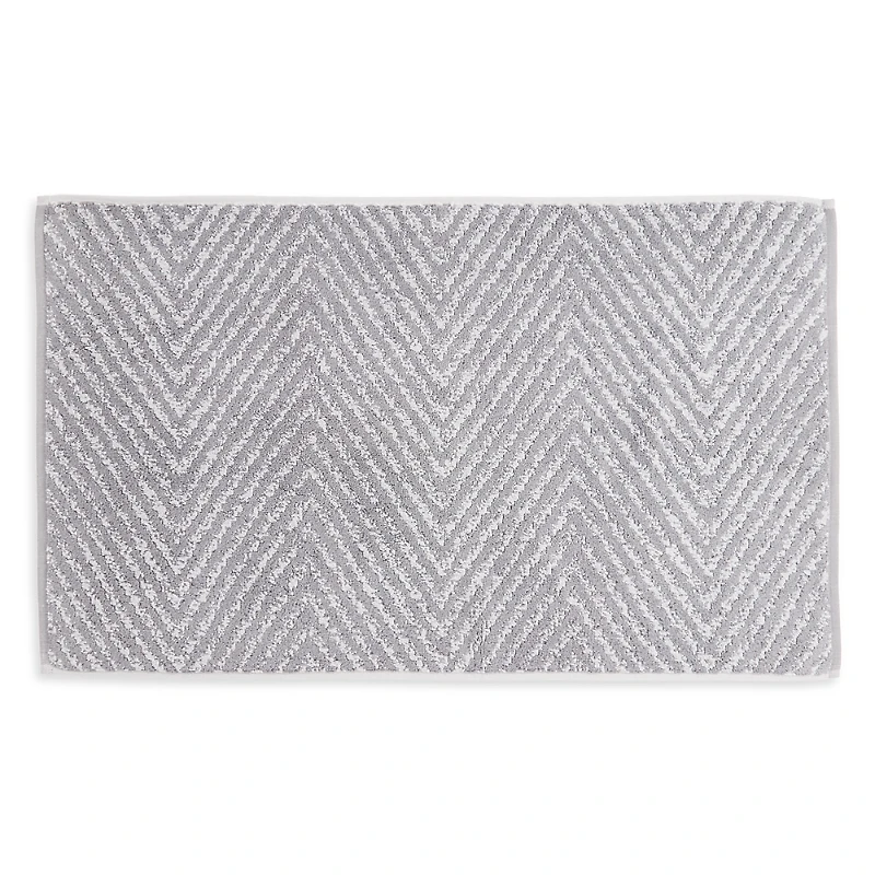 Hudson Park Collection Palermo Chevon Bath Mat