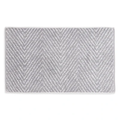 Hudson Park Collection Palermo Chevon Bath Mat
