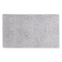 Hudson Park Collection Palermo Chevon Bath Mat
