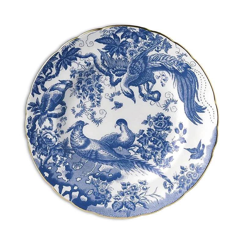 Royal Crown Derby Aves Blue Tea Saucer