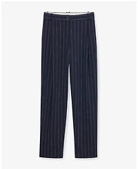 Fitz Pleated Women's Summer Pinstripe Trouser
