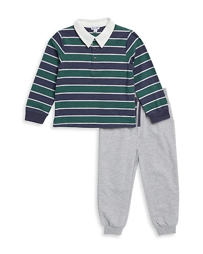Splendid Boys' Long Sleeve Polo Shirt & Sweatpants Set - Little Kid