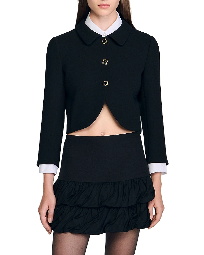Sandro Cropped Jacket