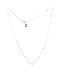 XS Cartier D'Amour Pendant Necklace 18K White Gold and Diamond