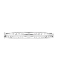 B.Zero1 Hinged Bangle Bracelet 18K White Gold