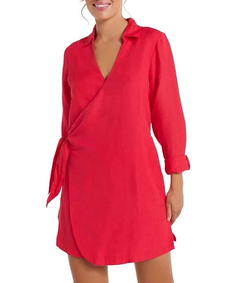 Hermoza Isla Wrap Dress Cover Up
