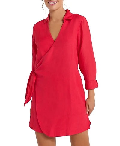 Hermoza Isla Wrap Dress Cover Up