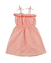 Girls' Harriet Cabana Ruffle Dress - Little Kid