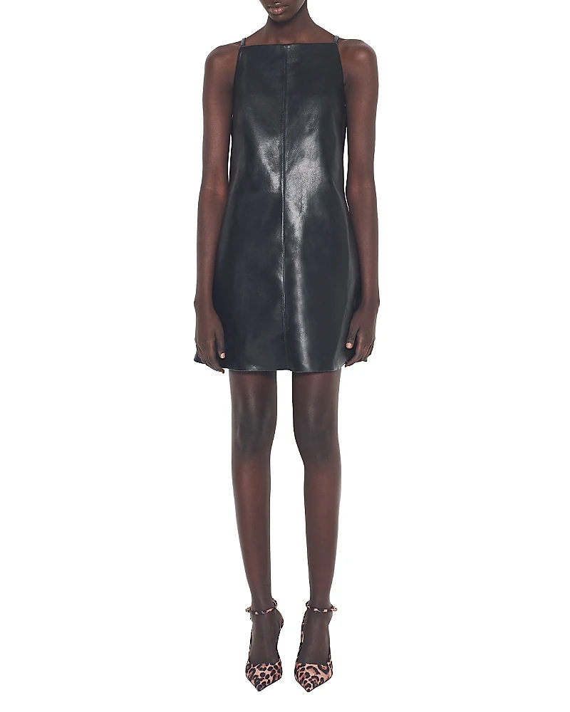 As by Df Faith Recycled Leather Dress