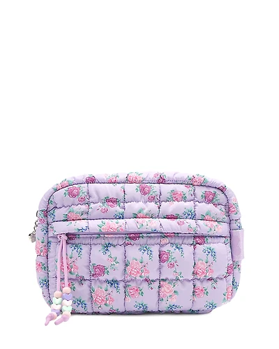 Omg Accessories Floral Print Scrunch Pouch