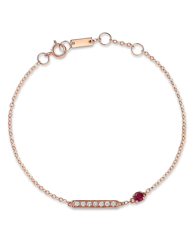 Bloomingdale's Fine Collection Ruby & Diamond Bracelet