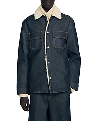 Sandro Denim Overshirt