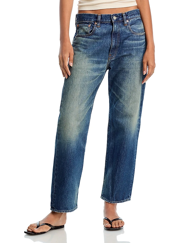 Denimist Lucy High Rise Ankle Wide Leg Jeans
