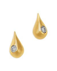 Bloomingdale's Fine Collection Diamond Solitaire Polished Pear Stud Earrings
