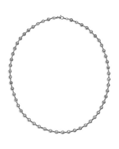 Bloomingdale's Fine Collection Luxe Collection Diamond Bezel Station Tennis Necklace