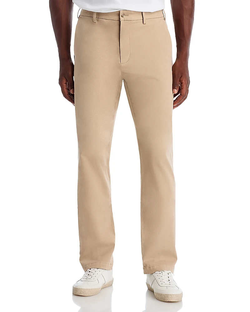 Peter Millar Signature Sateen Flat Front Trousers
