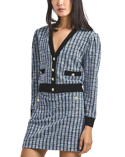 Derek Lam 10 Crosby Tweed Cardigan Jacket