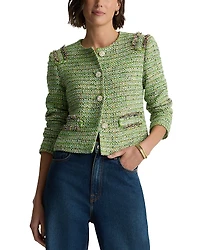St. John Stripe Tweed Jacket
