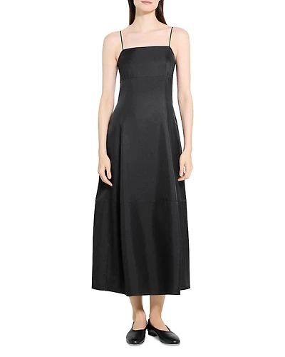 Silk Parachute Skirt Dress
