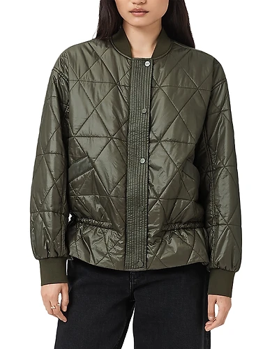 Allsaints Alii Quilted Bomber Jacket