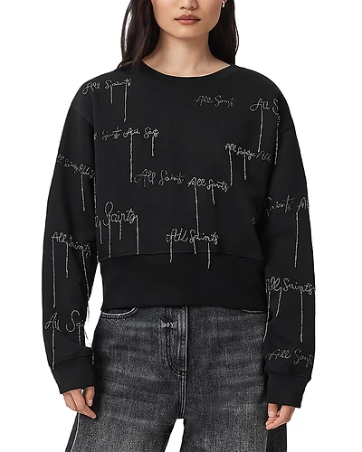 Allsaints Embroidered Separo Sweatshirt