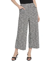 Lysse Charlotte Ankle Stretch Tweed Palazzo Pants