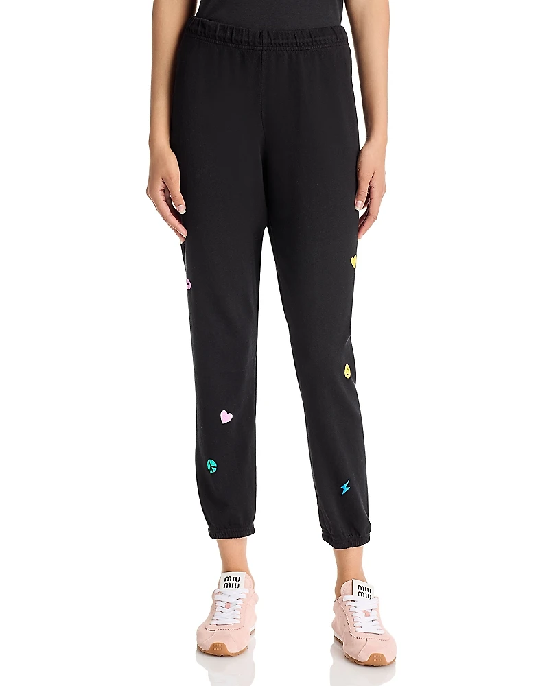 Aqua Avery Crop Sweatpants - Exclusive