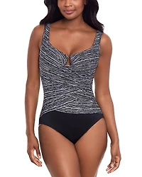 Miraclesuit Selenite Escape Layered One Piece Swimsuit