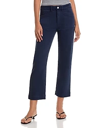 Paige Quincy Mid Rise Ankle Jeans