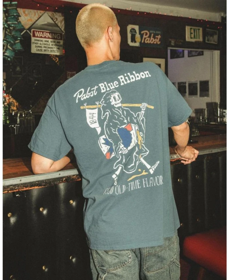 Unisex Pabst Blue Ribbon Good Old Time Flavor Flea Market Tee