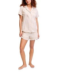 Petite Plume Gingham Pajama Set