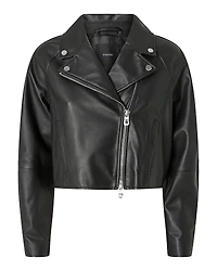 Pinko Cicciolo Leather Moto Jacket