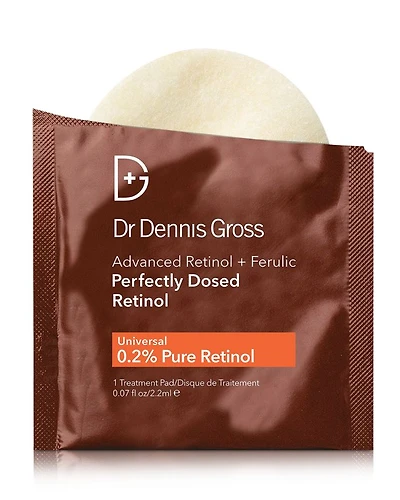 Advanced Retinol + Ferulic Perfectly Dosed Retinol Peel (Universal 0.2% Pure Retinol), Set of 8