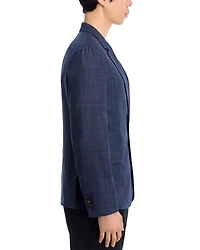 Plaid Regular Fit Soft Sport Coat